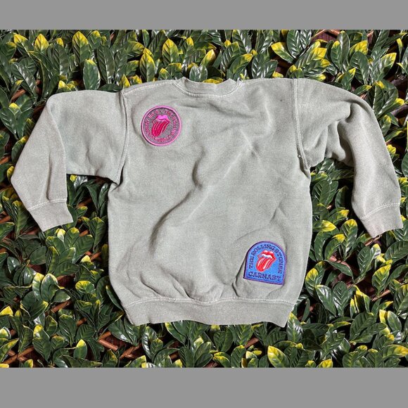 RS No9 Patch Kids Crewneck Rolling Stones Patches Size 7-8 yo - Picture 4 of 6